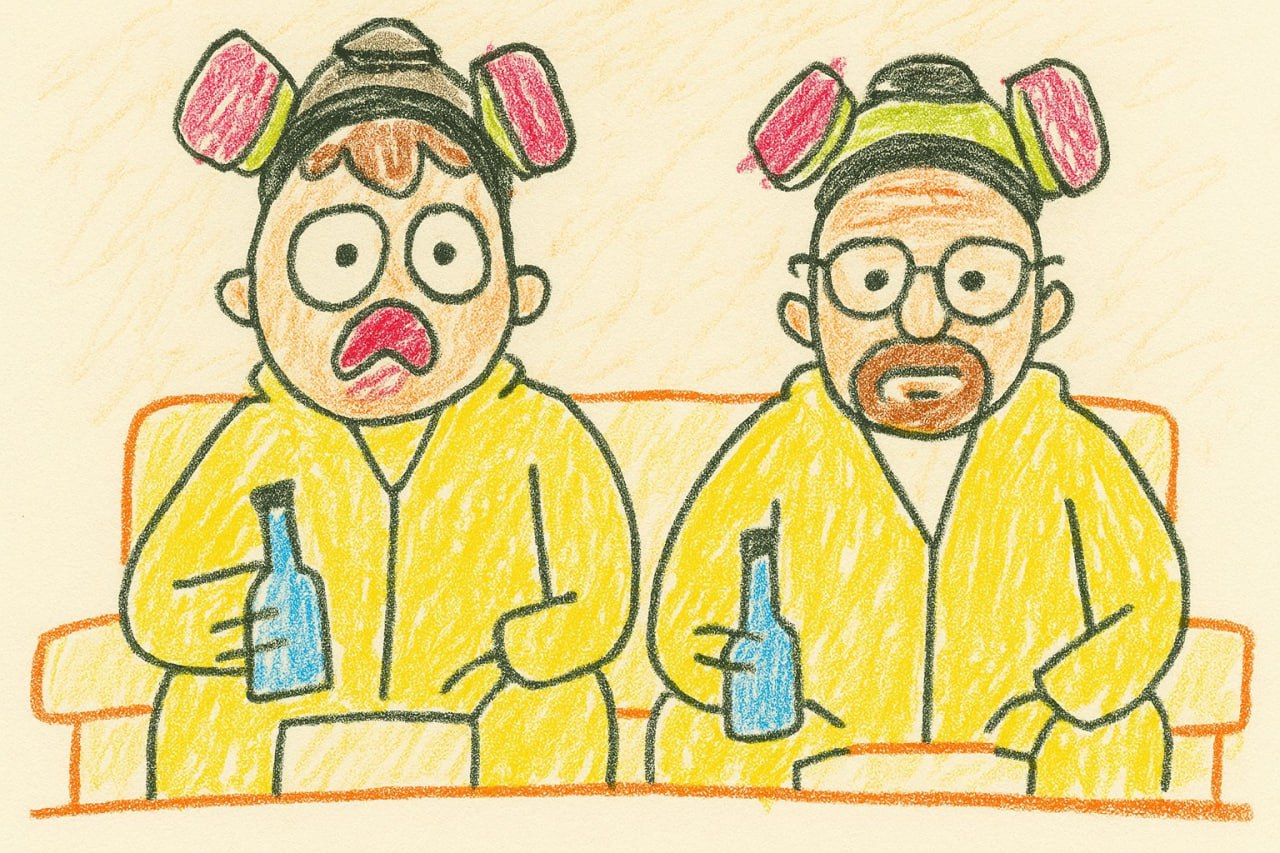 Stick Figure Style Drawing