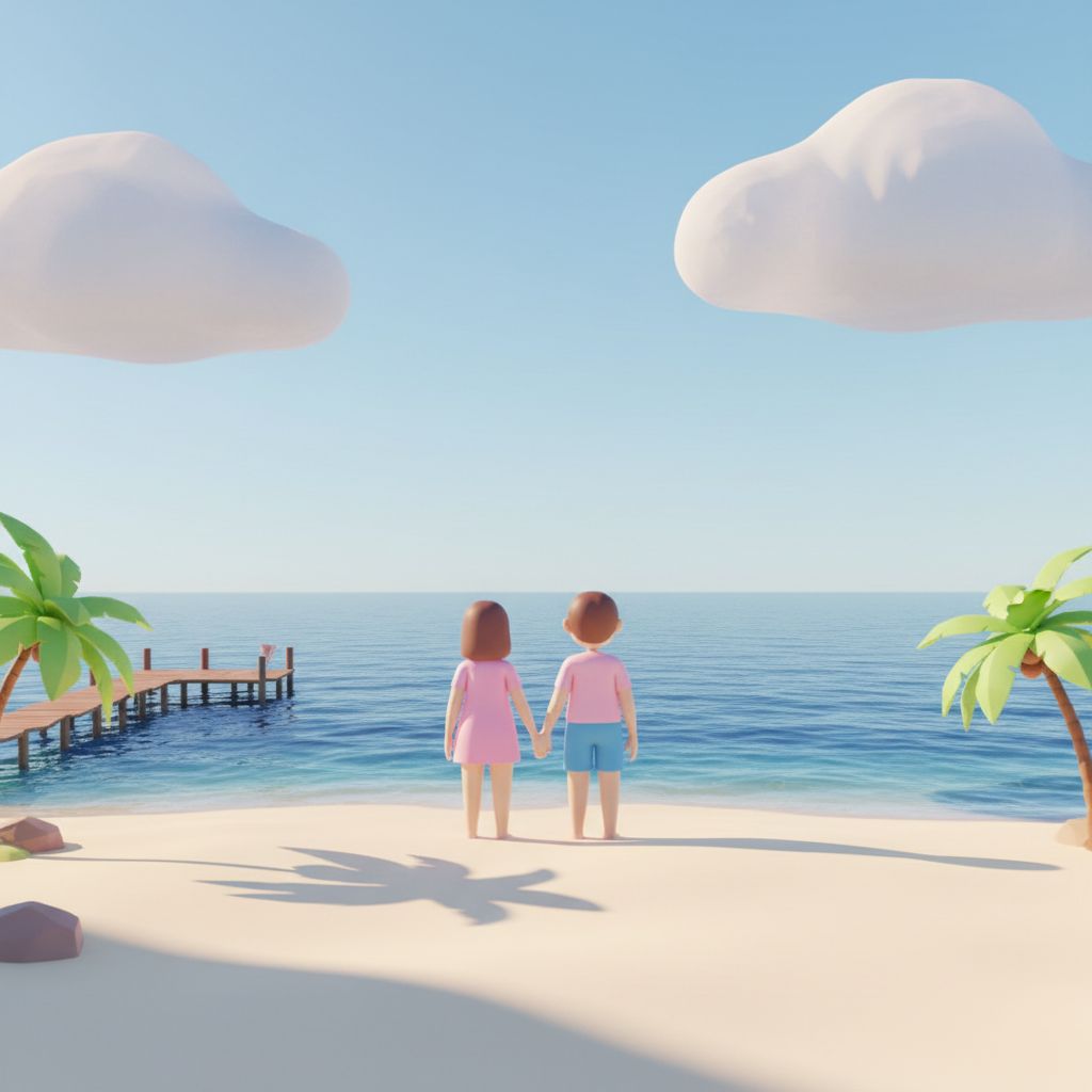 Sunlit Surreal Miniature Diorama